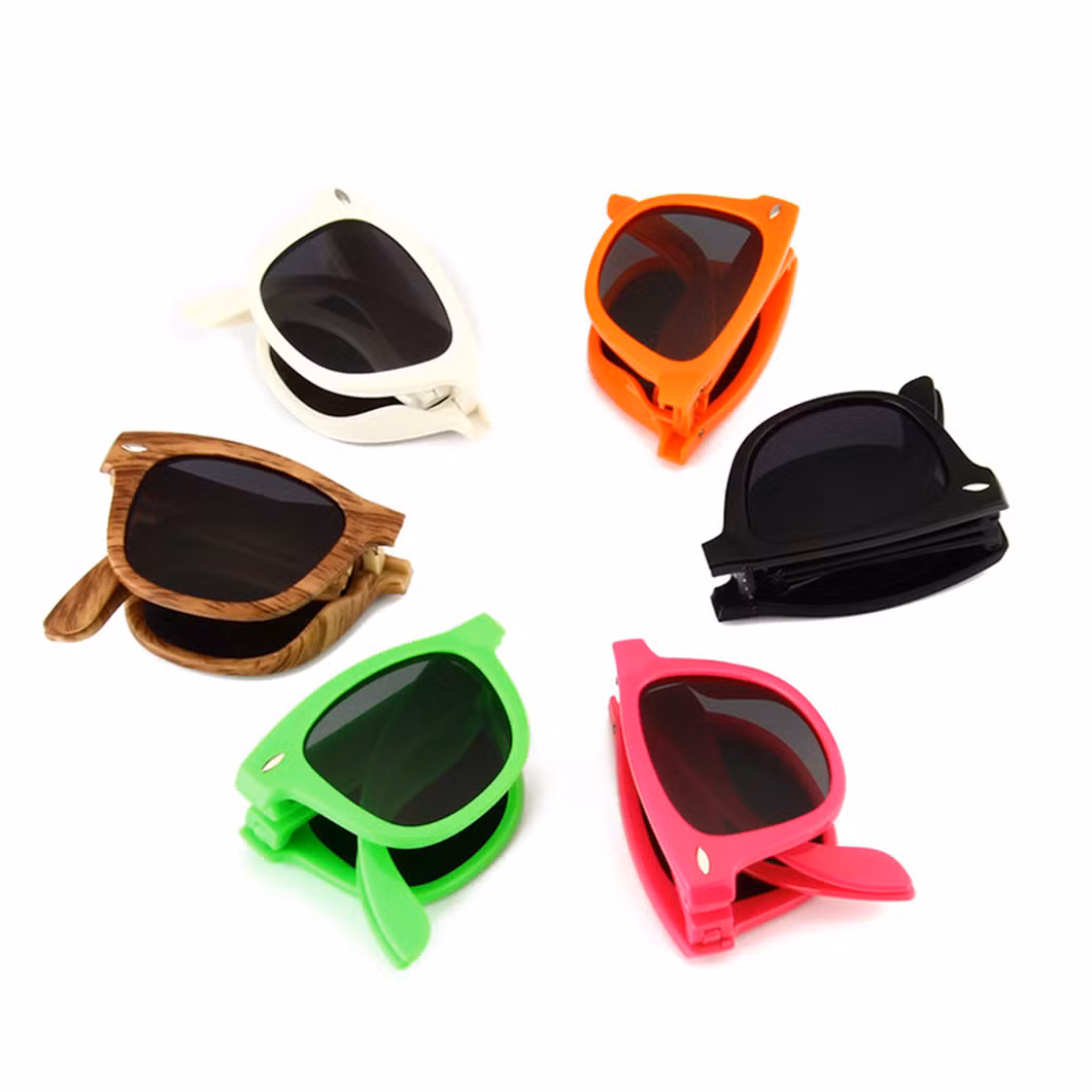 New Folding Frame Sunglasses Female Classic Eyewear Man Polarized Lens Foldable Sunglasses High Quality