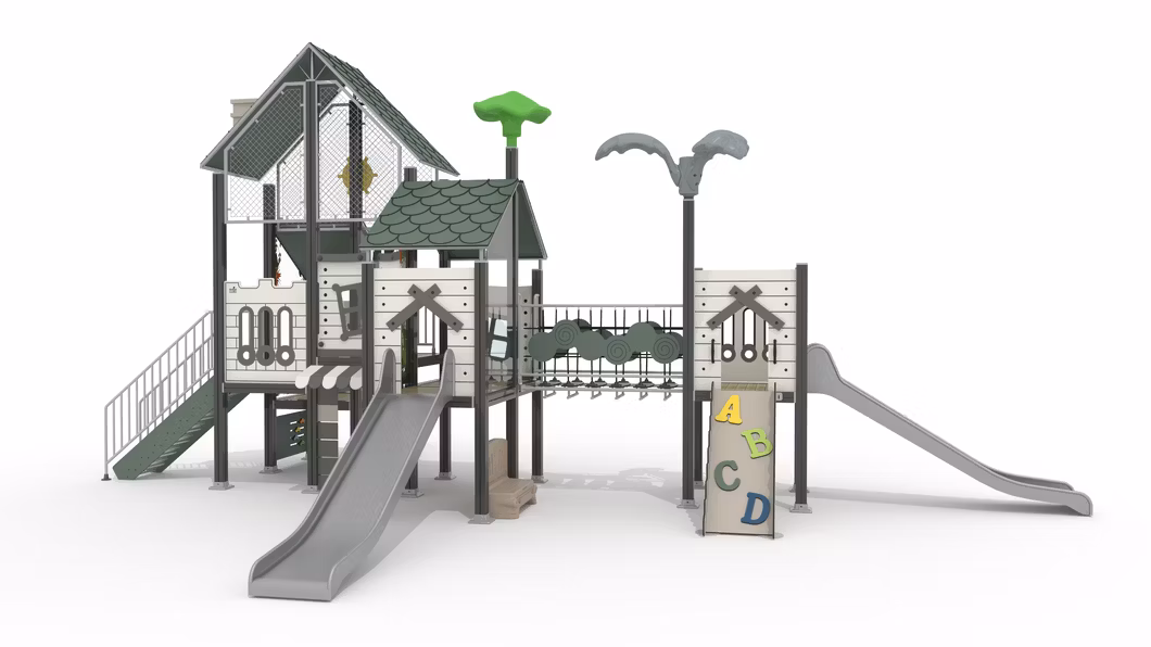 2024 Round Aluminum Alloy Column Children′s Amusement Playground