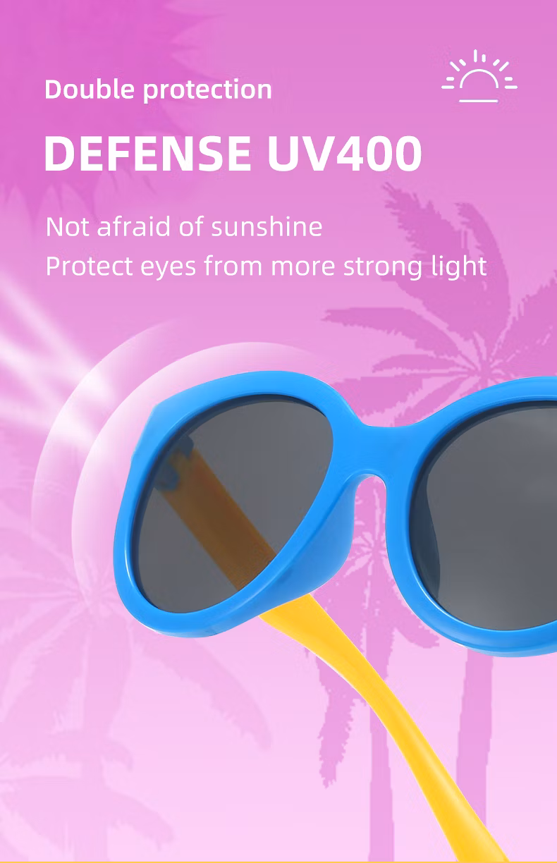 Unisex New Design Baby Kids PC Plastic Sunglasses Sun Glasses in Stock Children Fashion Sunglasses