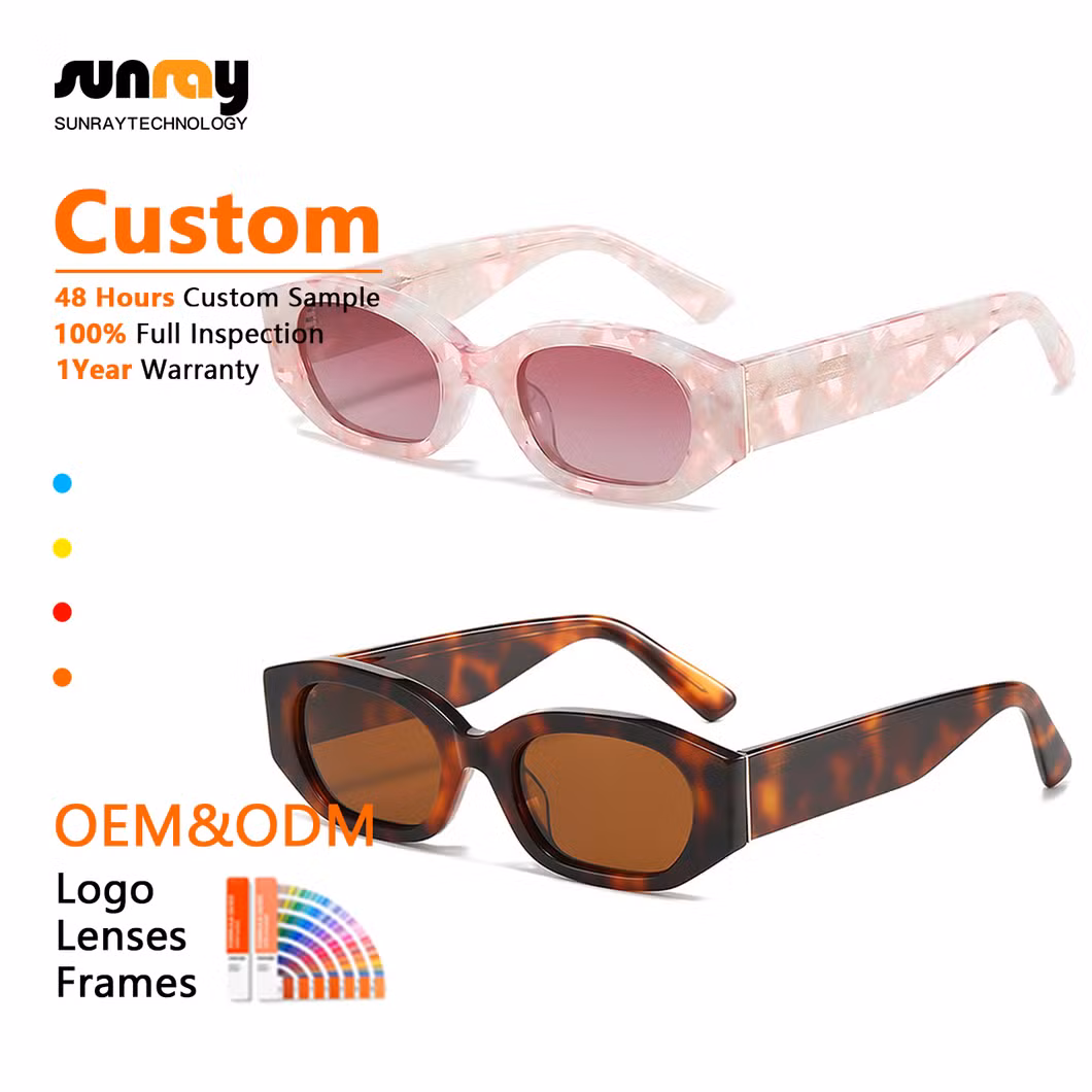 Wholesale High Quality Newest Personality Irregular Eyewear Women Lentes De Sol Menstrendy Hip Hop Acetate Sunglasses for Fashion Girls and Boys