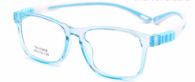 Tr-H3608 Fashion Kid Optical Eyeglasses Children Anti Blue Light Optical Frame Eyeglasses