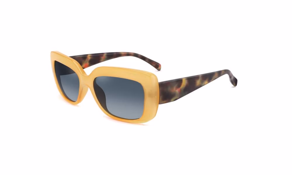 2024 New Arrival Hot Sale High Quality Large Size Full Rim PC Square Frame Fashion Unisex Sunglasses with 100% UV400 Polarized Lenses