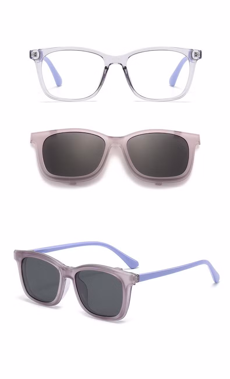 Convertible Fashionable Style Magnetic Clip on Sunglass for Tpee Kid Sunglasses