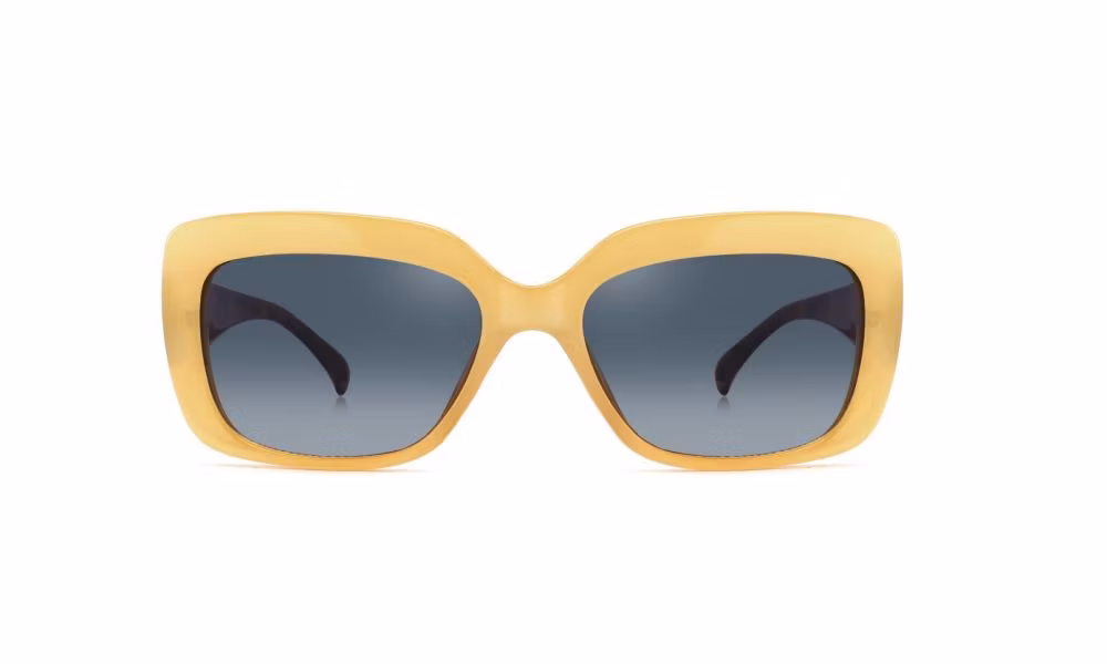 2024 New Arrival Hot Sale High Quality Large Size Full Rim PC Square Frame Fashion Unisex Sunglasses with 100% UV400 Polarized Lenses
