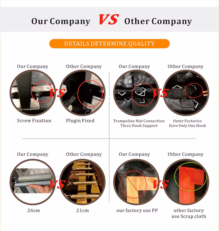 2024 Commercial Customized Big/Large Kids/Children Inflatable Indoor/Outdoor Bungee Jumping/Jump Sport Gym Trampoline Amusement Park with Rope Course