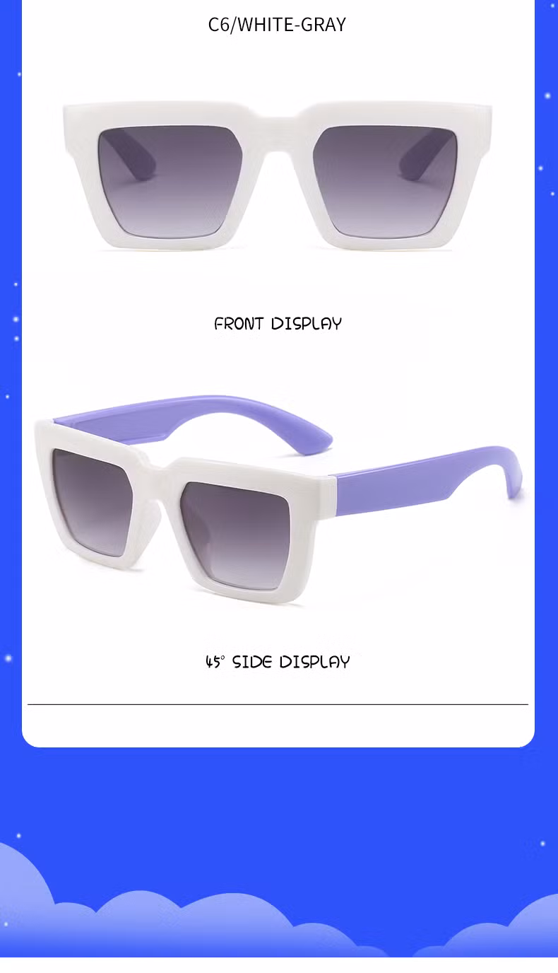 High Quality 2023 Customised Children Sun Glasses Manufacturer Kids Sunglasses for Boys Girls