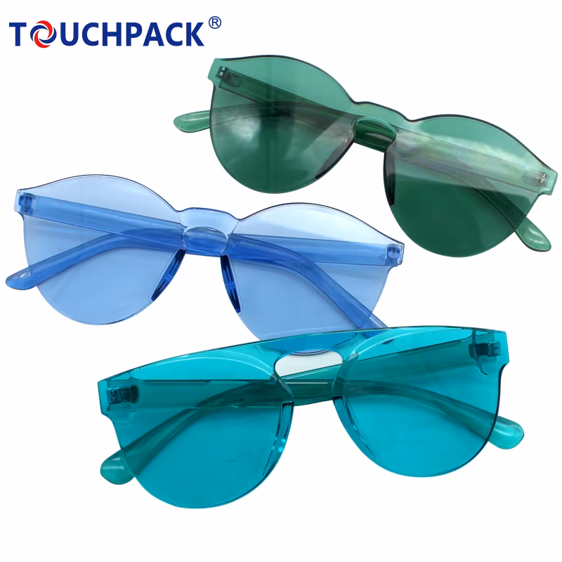 Promotion Sunglasses with Laser Brand Logo for Trade Show Gift Sets