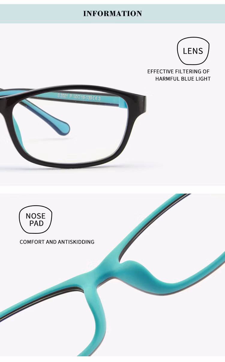 2020 New Silicone Game Anti-Blue Glasses for Children