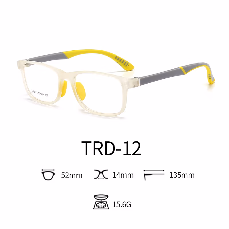 2020 Anti Blue Light Glasses Tpee Rubber Flexible Kids Nerd Glasses