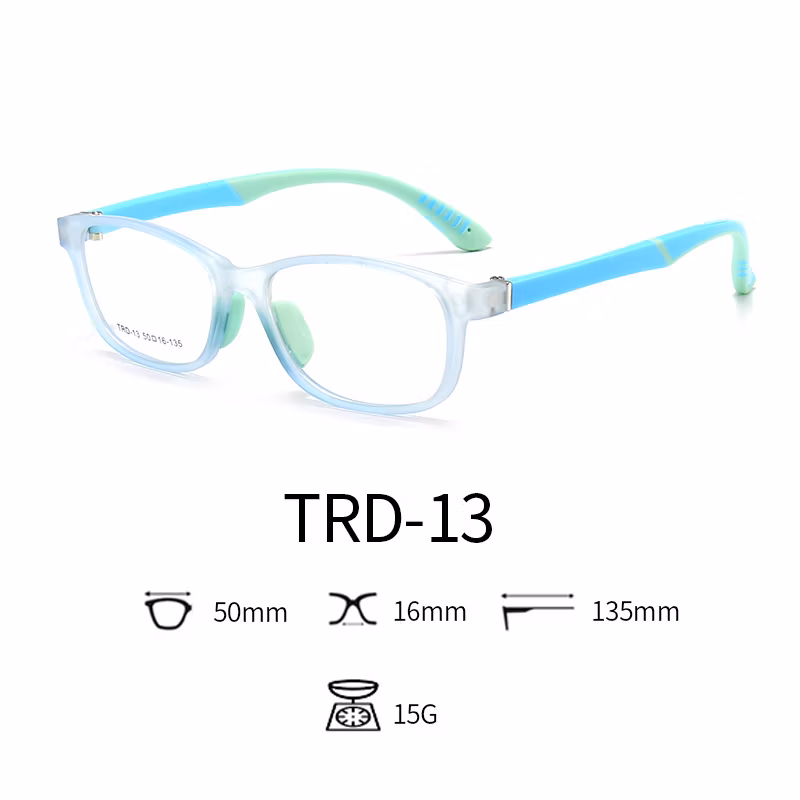 2020 Promotion for Anti Blue Light Glasses Tpee Rubber Flexible Kids Nerd Glasses