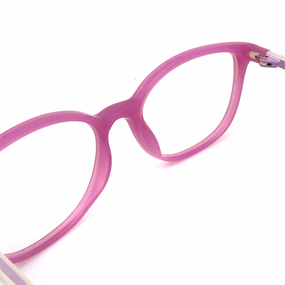 Girl Cute Purple Pink Kids Acetate Optical Frame