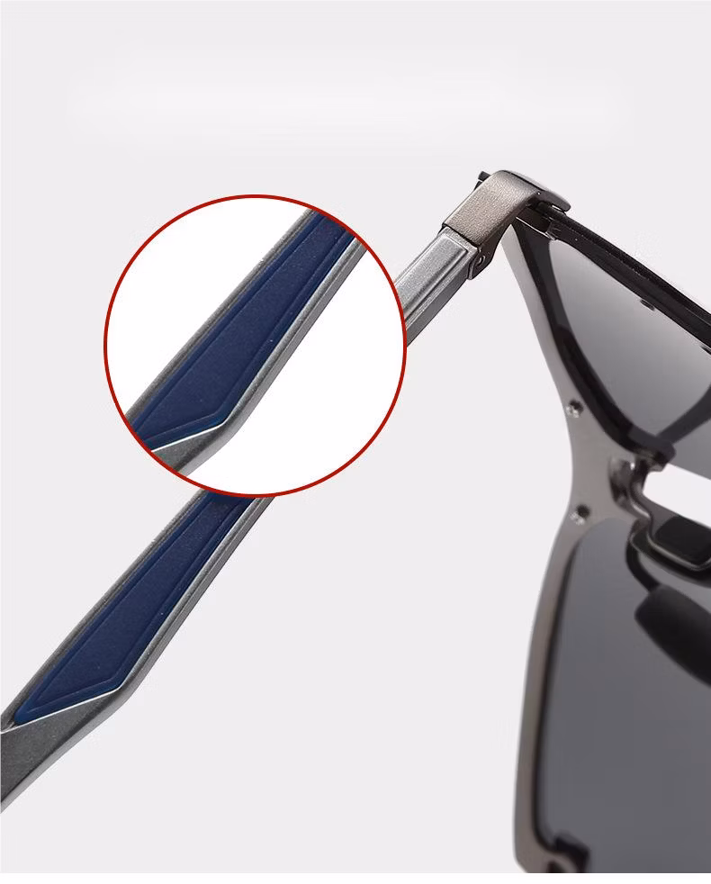 New Sports Aluminum Magnesium Polarized Sunglasses Smart Light-Sensitive Color-Changing Sunglasses