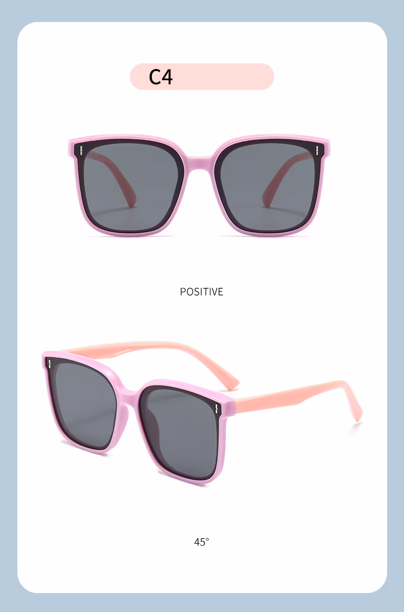 Hot Selling Children Eyeglasses Kids Fashion Sunglasses Read Goods Tpee Sunglasses
