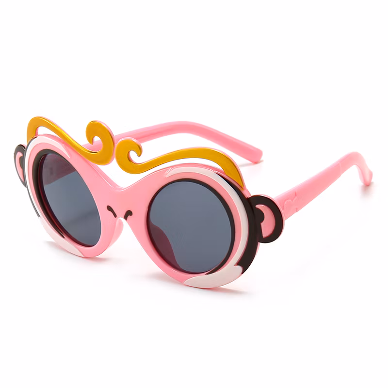 Classic Unisex Kids Gift for Little Boys Girls UV400 Polarized Shades Flexible Silicone Sunglasses