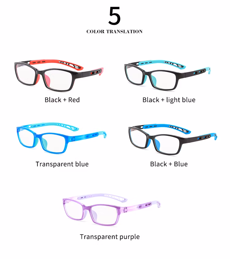 Anti Blue Light Glasses Tpee Rubber Kids Glasses
