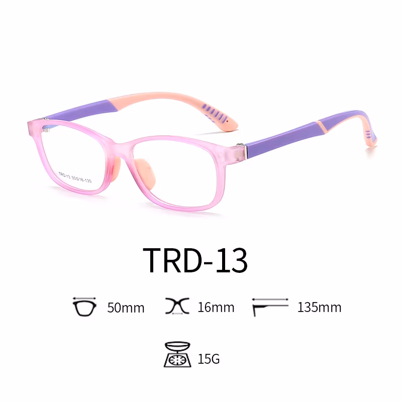 2020 Promotion for Anti Blue Light Glasses Tpee Rubber Flexible Kids Nerd Glasses