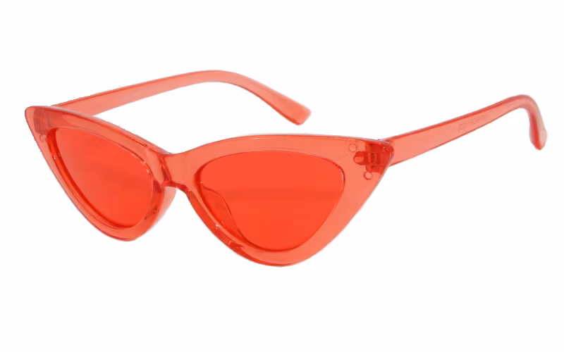 New Arrival Cutie Candy Colors Leopard Cat Eyes Frame Kid Polarized Sunglass