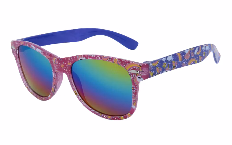 New Arrival Cartoon Unicorn Polarized Lens Kids Outdoor Sunglasses