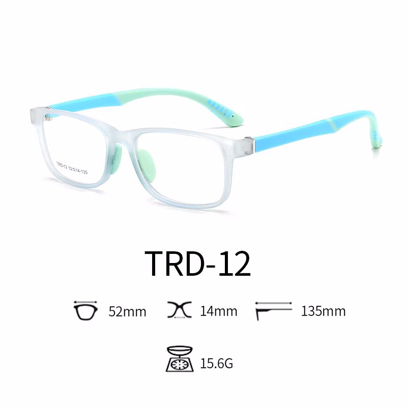2020 Anti Blue Light Glasses Tpee Rubber Flexible Kids Nerd Glasses
