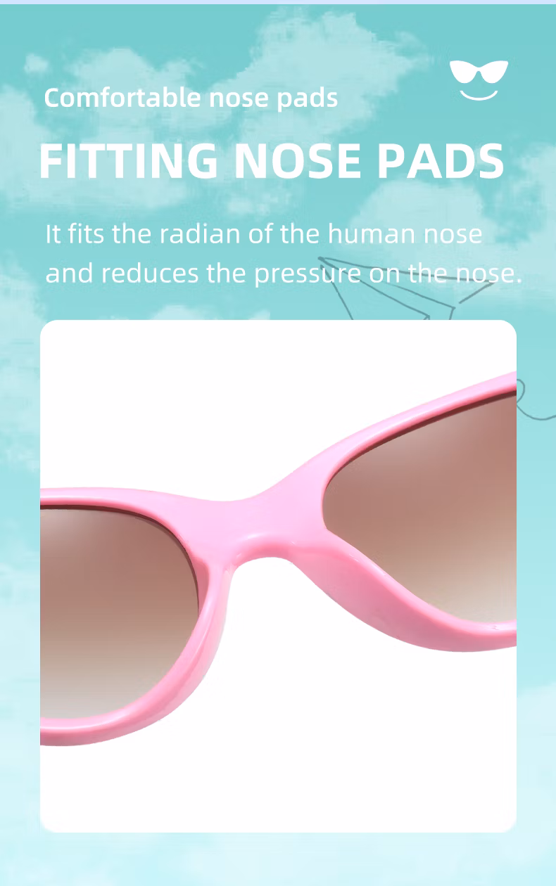 Factory Fashion New Color Plastic Frame Children Children Sunglasses for Kid