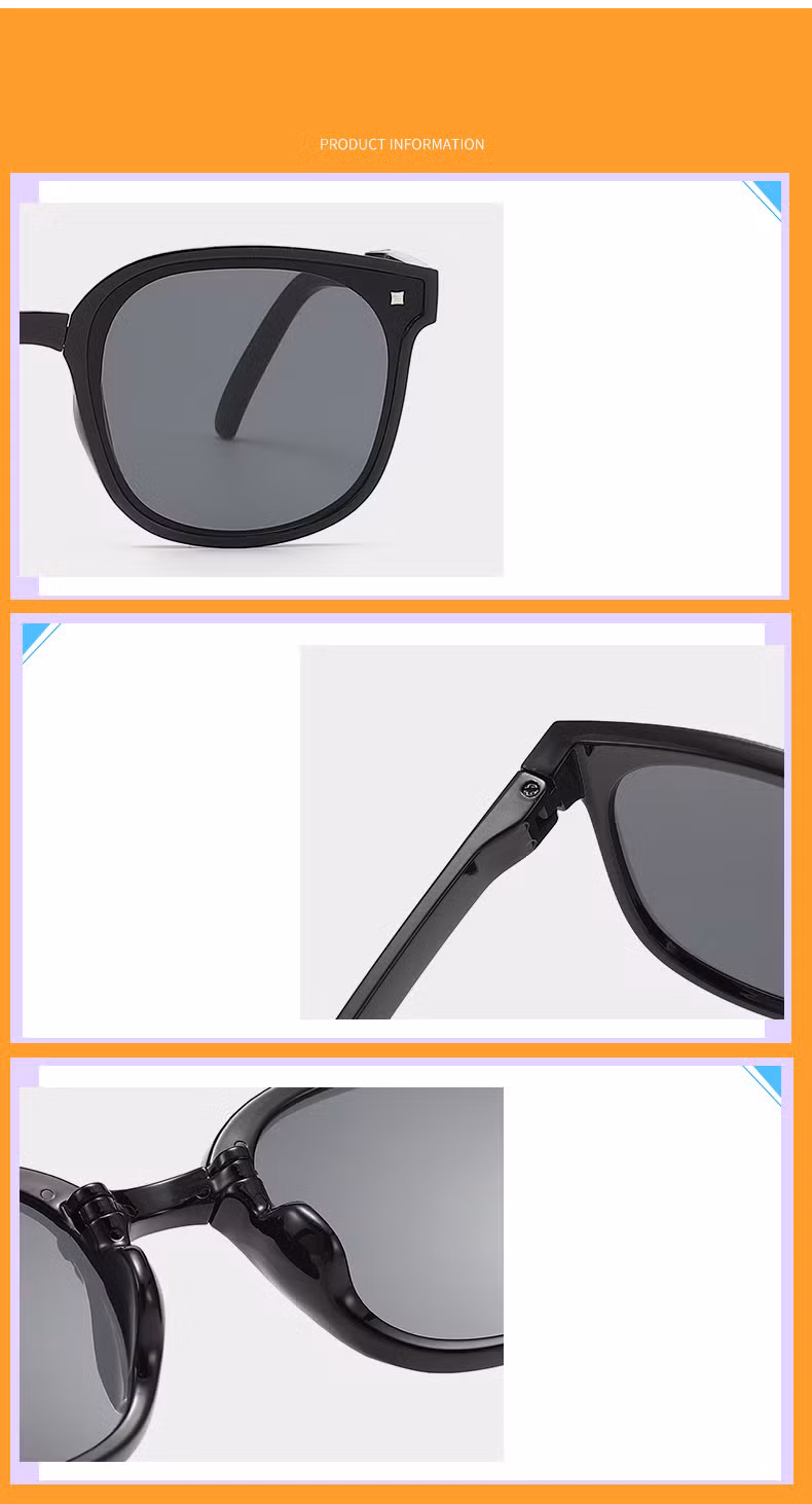 Foldable Sunglasses for Children Sun Protection Glasses for Children Travel Eye Protection Against Outside Sunglasses