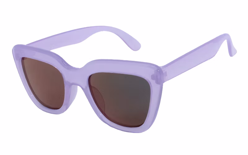 New Arrival Cutie Candy Colors Leopard Cat Eyes Frame Kid Polarized Sunglass