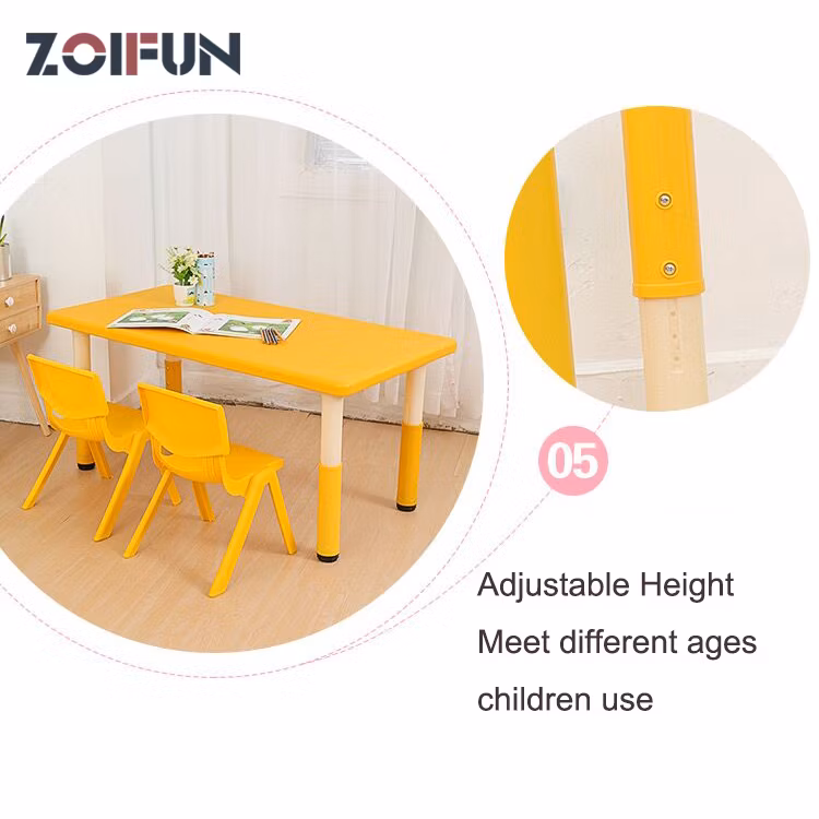 Zoifun Kindergarten Furniture High Quality Children′s Tables and Chairs Kid′s Table