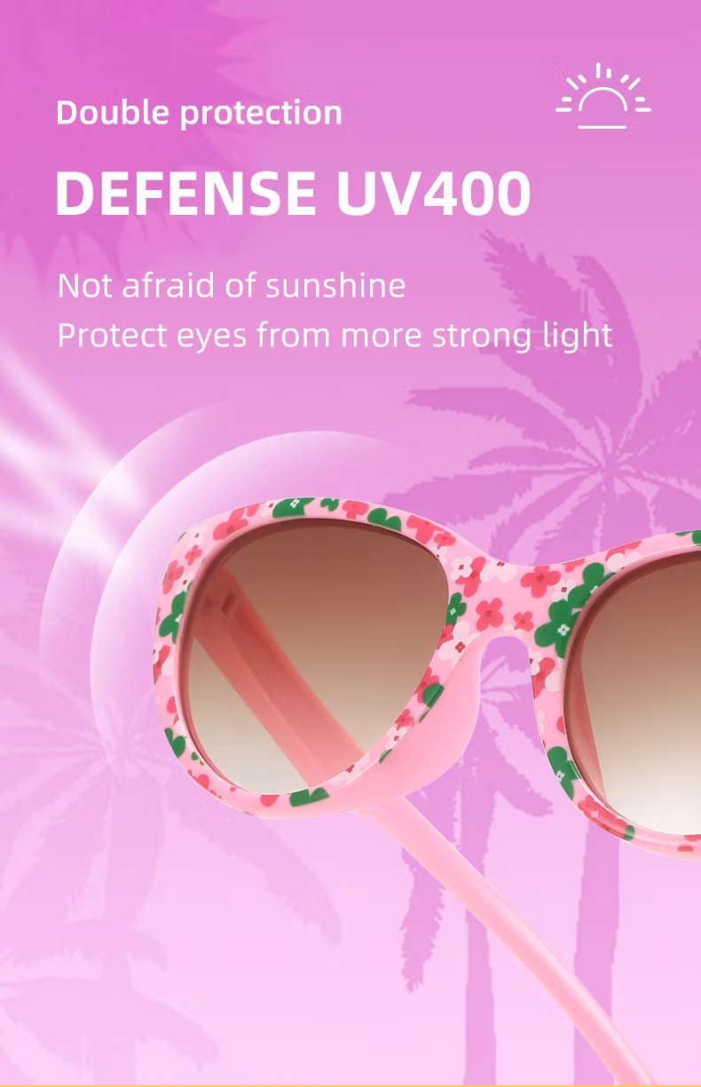 Factory Fashion New Color Plastic Frame Children Children Sunglasses for Kid