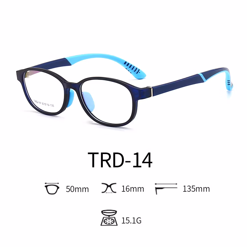 2020 Promotion Anti Blue Light Glasses Tpee Rubber Flexible Kids Optical Frame