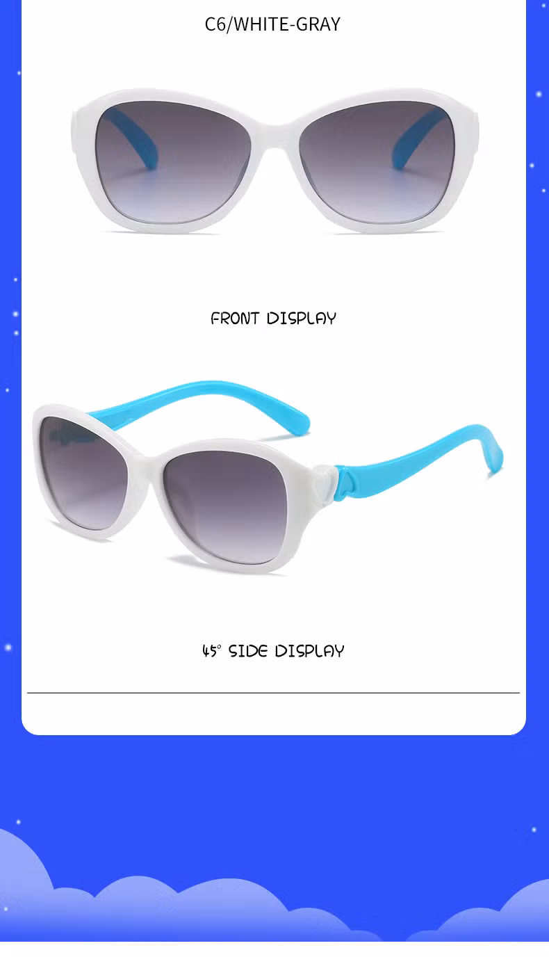 Low MOQ Promotion Boy Girl Classic Fashion Kids PC Plastic Child Sunglasses
