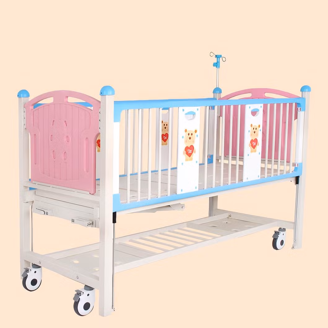 Huaren Kid Child Pediatric Bed Distributor China Medical Furniture Hospital Nursing Care Child Patient Bed