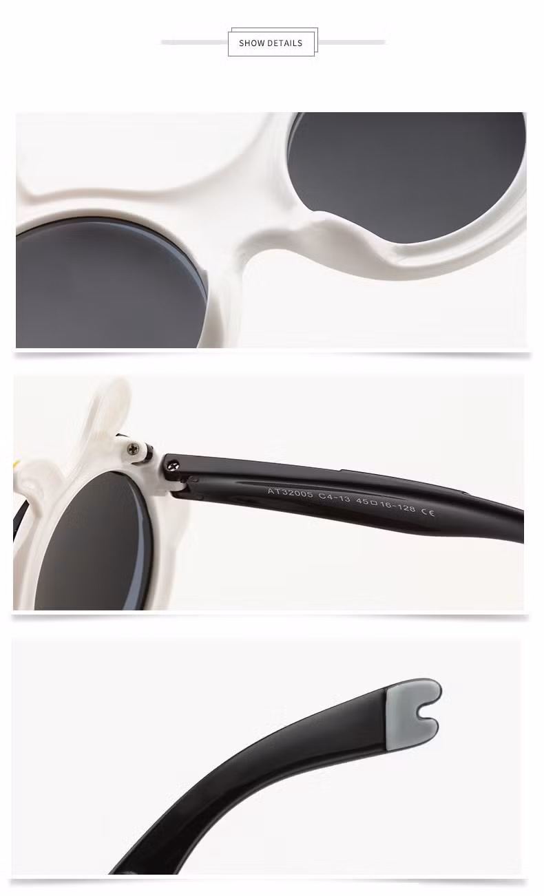2023 Children′s Polarized Flip and Cartoon Sunglasses