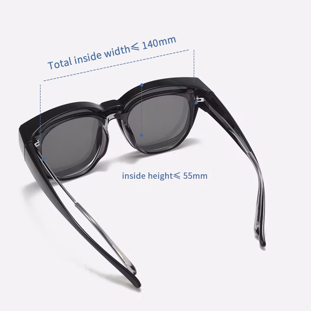 Glasses Cover Myopia Sunglasses Polarization UV Proof Simple Driving Clip-on Sunglasses