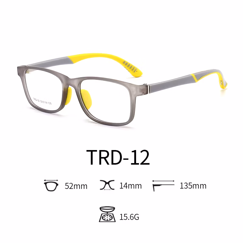 2020 Anti Blue Light Glasses Tpee Rubber Flexible Kids Nerd Glasses