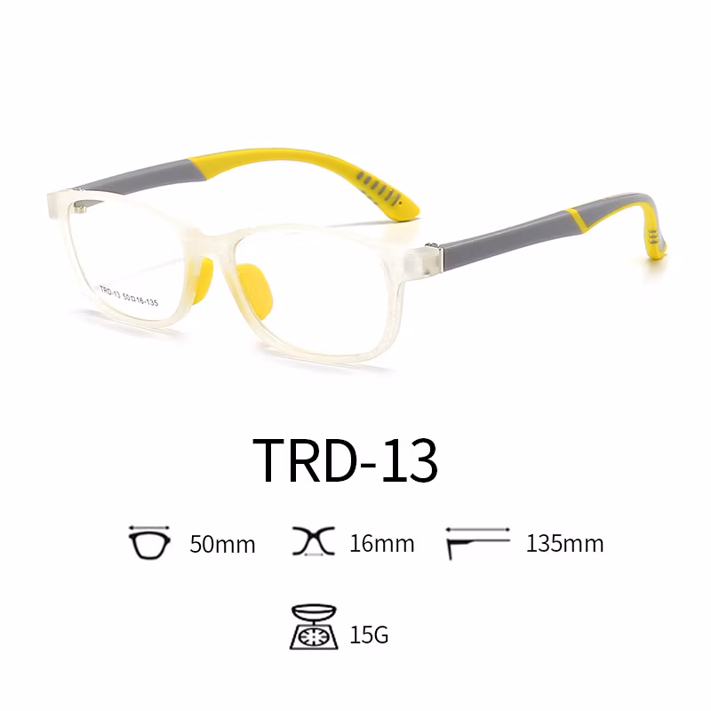 2020 Promotion for Anti Blue Light Glasses Tpee Rubber Flexible Kids Nerd Glasses