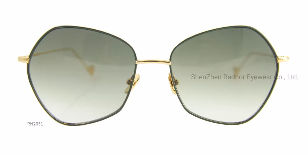 fashion Metal Sunglasses Nylon Lens UV400 Lady FDA Approved