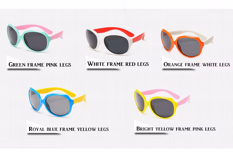 Wholesale Fashion Silicone Polarized Sunglasses for Kids
