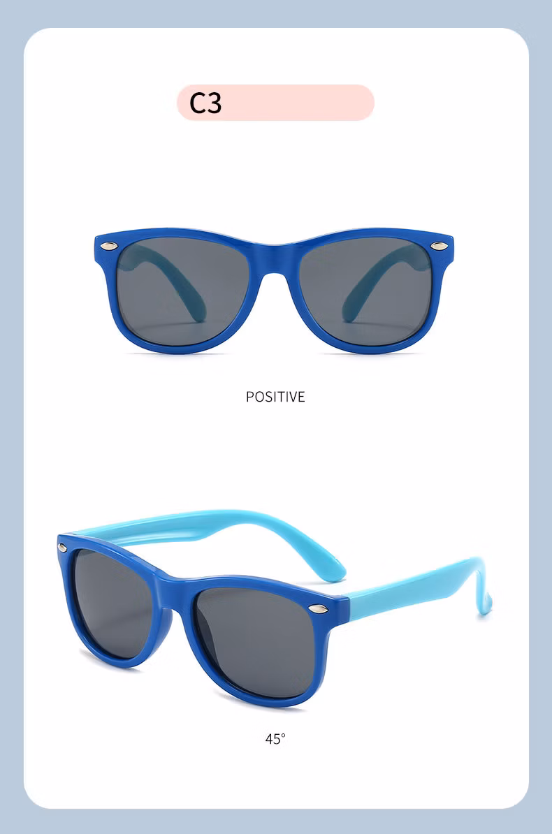 Classic Shape Unisex Kids Sunglasses Tpee Polarized UV400 Sunglasses