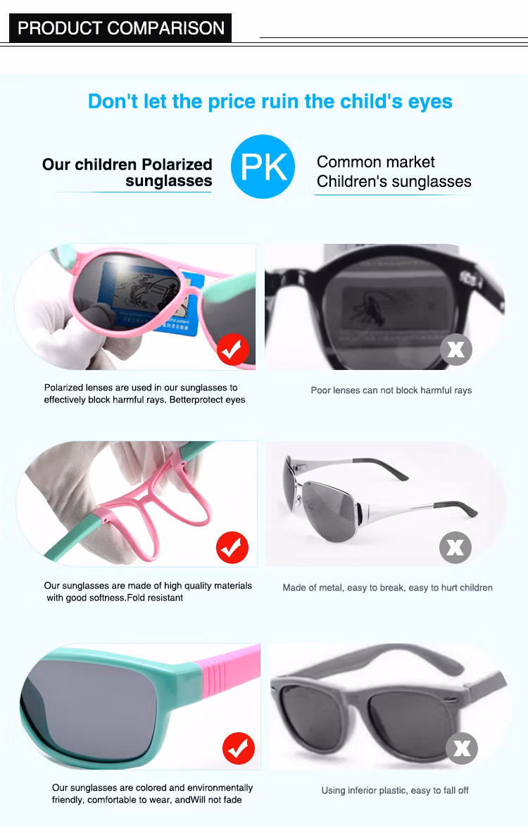 China Wenzhou Children Printable Polarized Silicone Kids Sunglasses