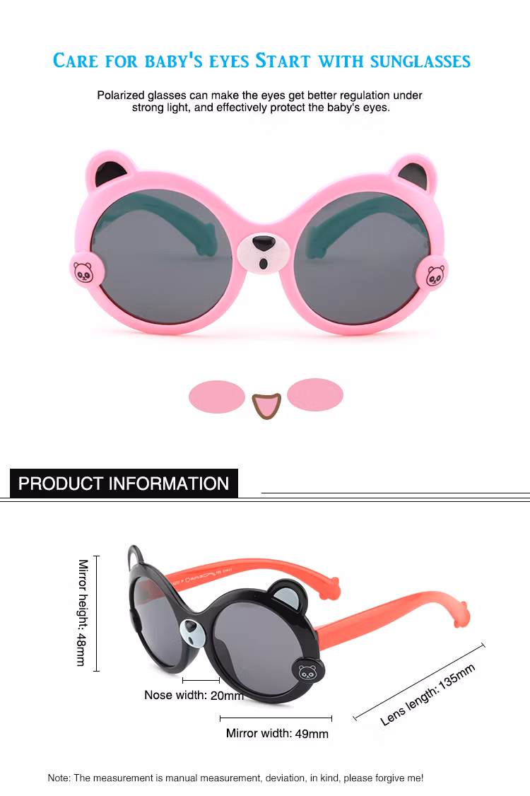 2020 New Cartoon Children′s Sunglasses Fashion Polarized Custom Sunglasses Factory Direct Spot Wholesale