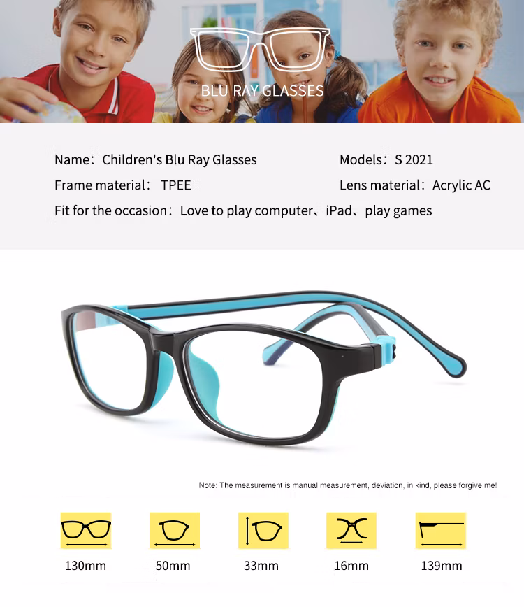 2020 New Silicone Game Anti-Blue Glasses for Children