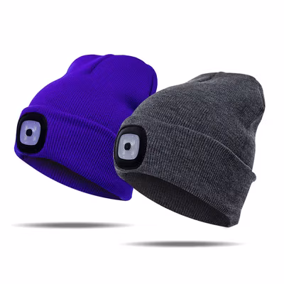 Fashion LED Light Kids Beanie