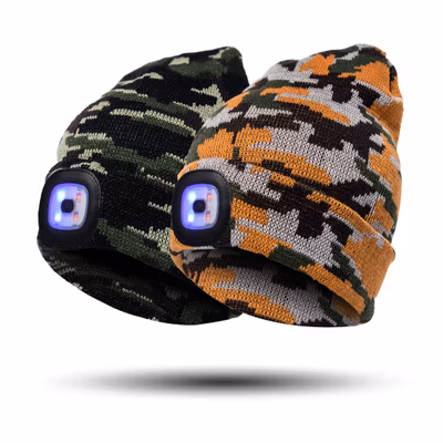 Fashion LED Light Kids Beanie