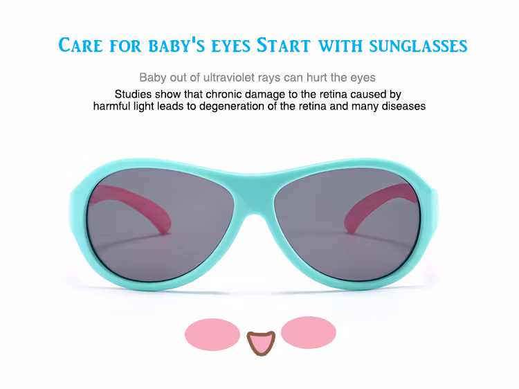 High Grade Logo Custom HD Polarized Children Sunglasses