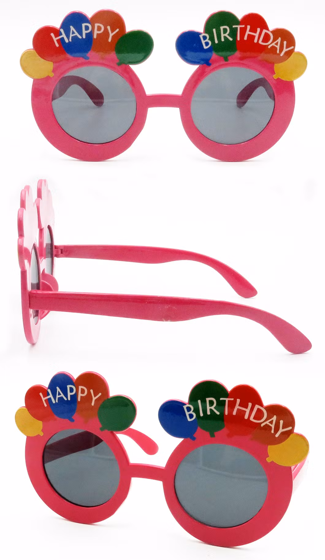 2024 PC Decorative Glasses Disposable Glasses Supplies Wholesale Happy Birthday China Factory Price Party Sunglasses Sp700008