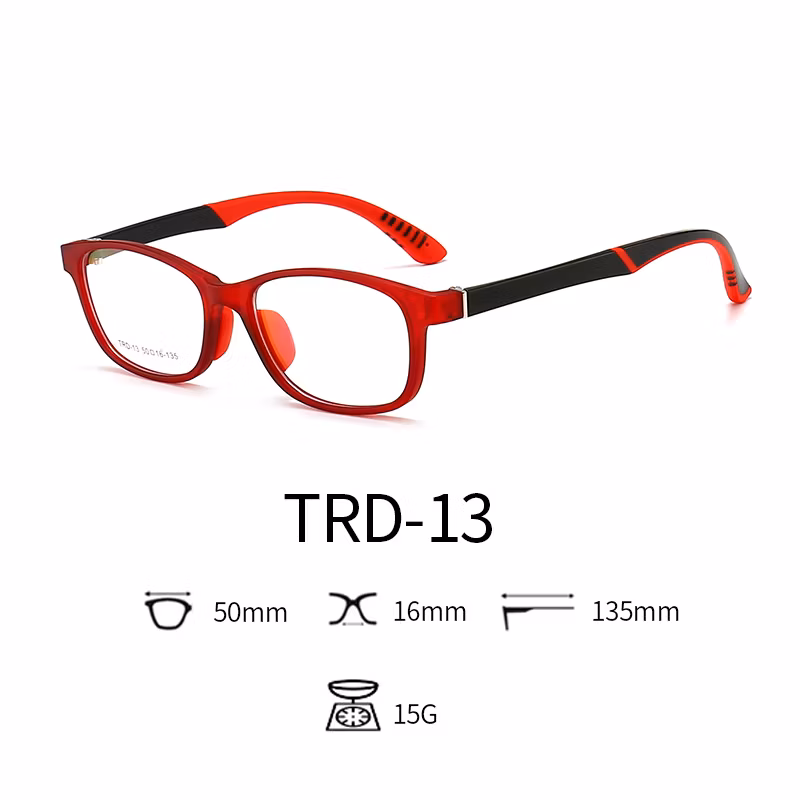 2020 Promotion for Anti Blue Light Glasses Tpee Rubber Flexible Kids Nerd Glasses