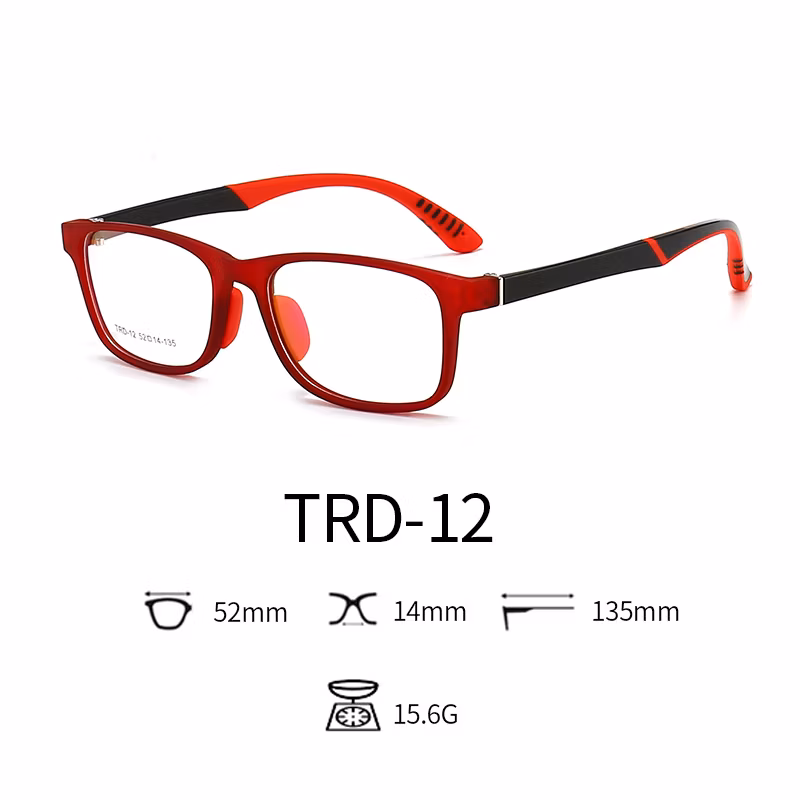 2020 Anti Blue Light Glasses Tpee Rubber Flexible Kids Nerd Glasses