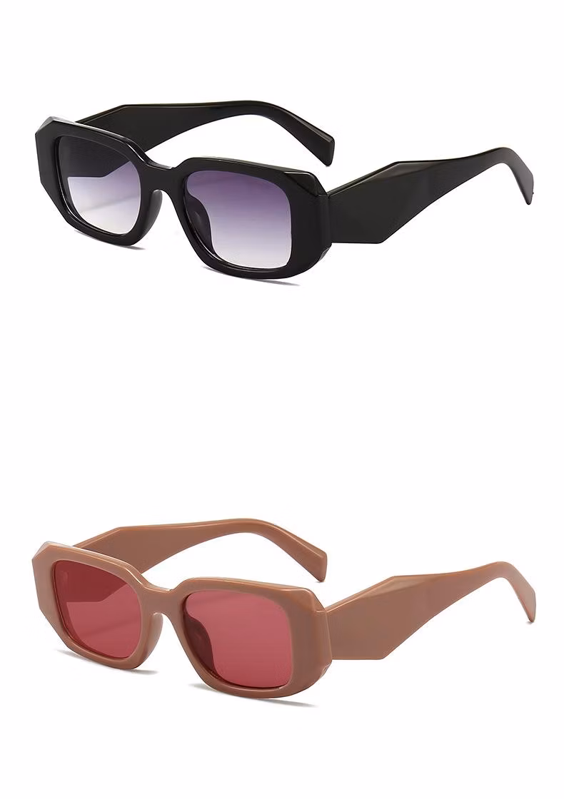 2024 New Popular Square Small Frame Unisex Fashion UV Sunglasses for Men and Women