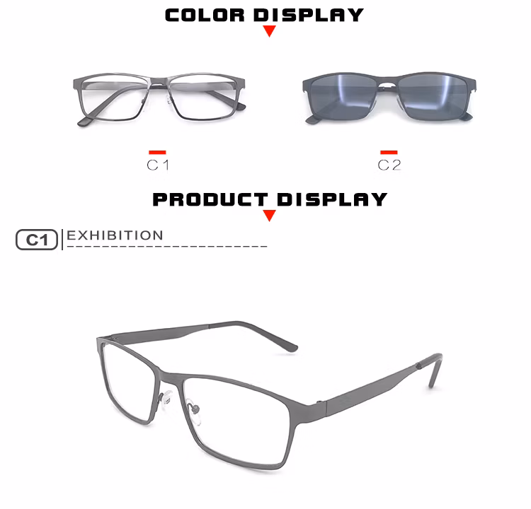 Luxury Customized Hot Sale Men′s and Women′s Sun Glasses Frame High Fashion Sunglasses Custom Metal Logo