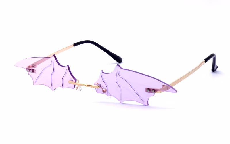 Fashionable Bat Shape Sunglasses for Party Kids